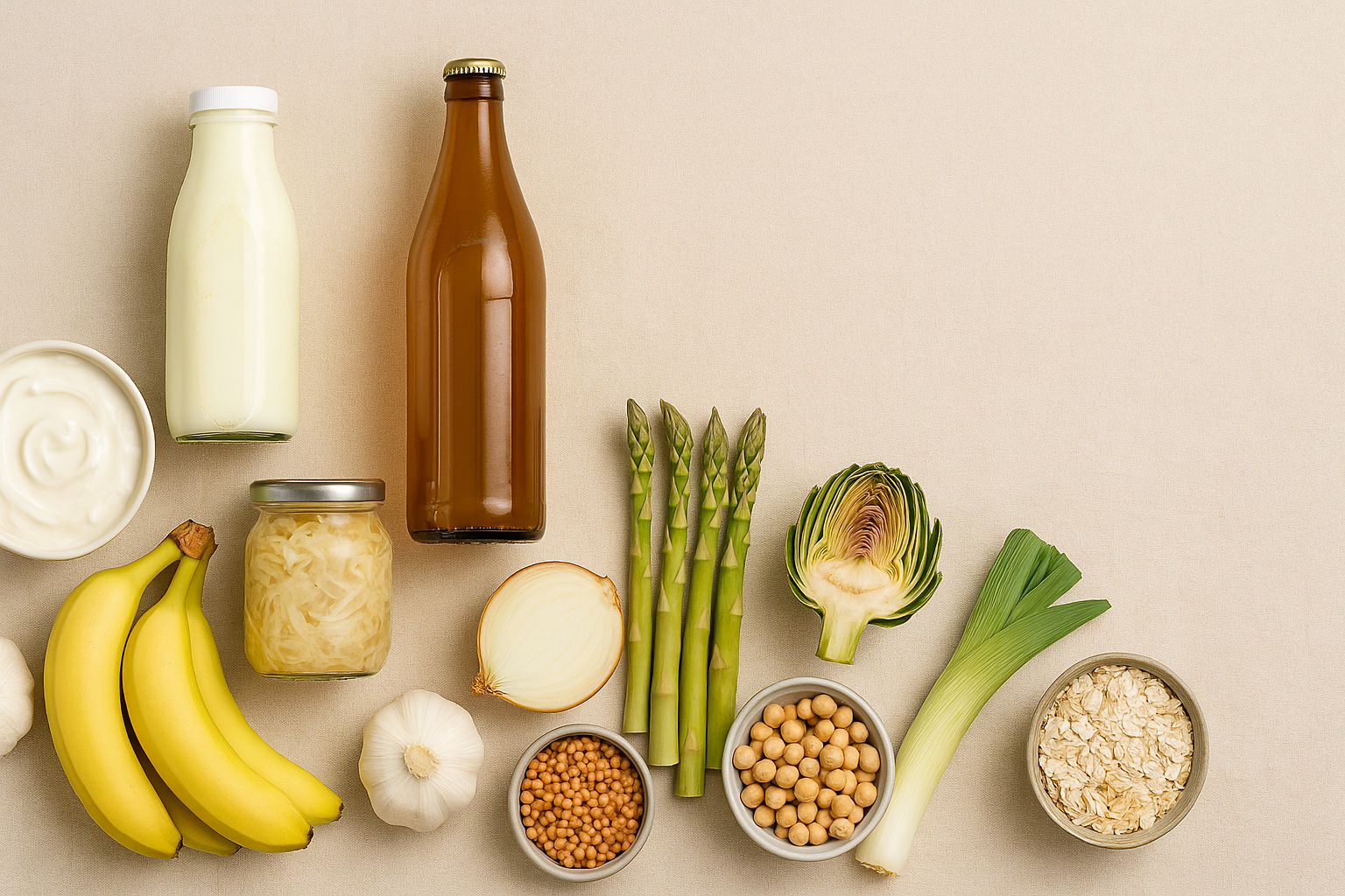 Prebióticos y probióticos: la pareja esencial para una digestión saludable