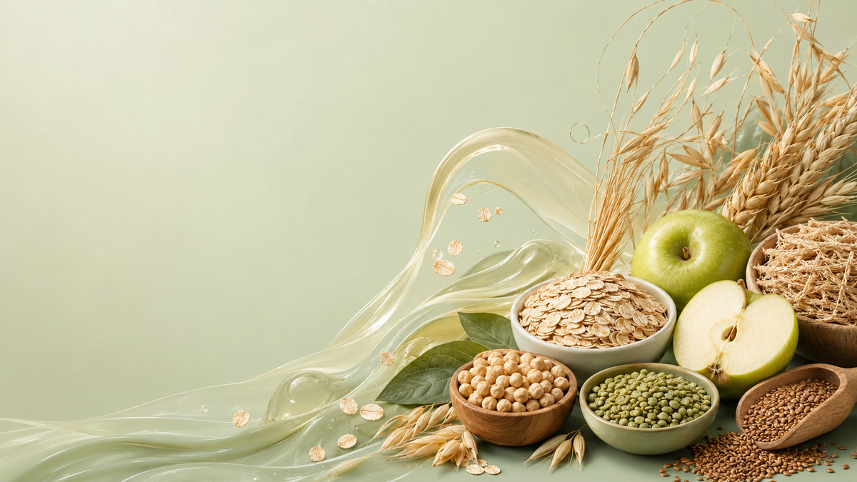 Cereales integrales, semillas y fruta como fuentes de distintos tipos de fibra