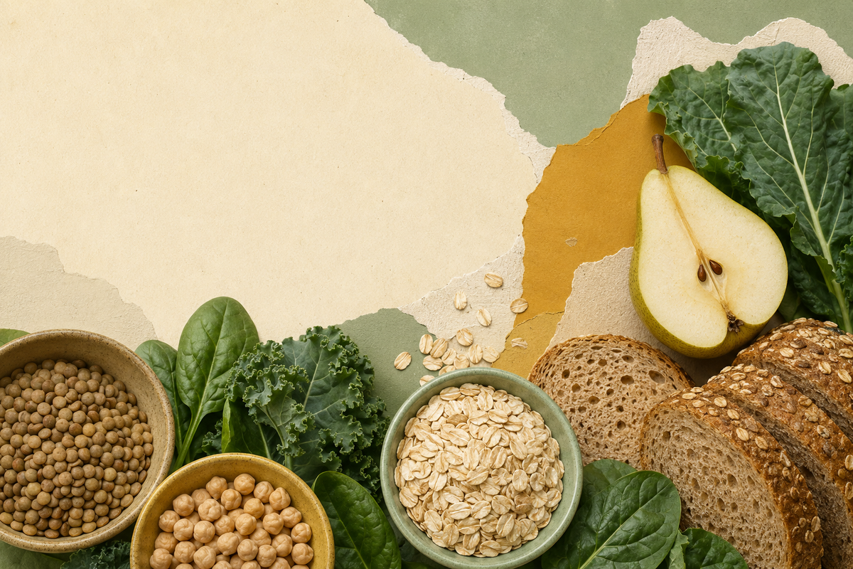 Alimentos cotidianos ricos en fibra
